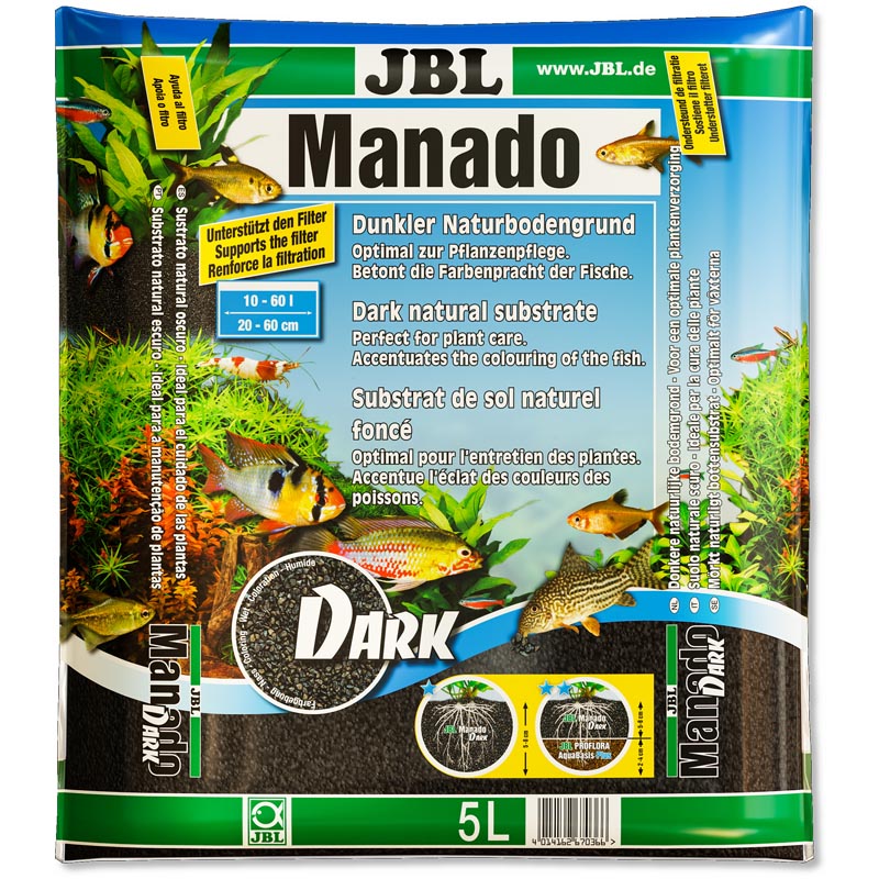 JBL Manado Dark 1,5-2,5mm 5 liters Aquarium Line - Aquarium Store