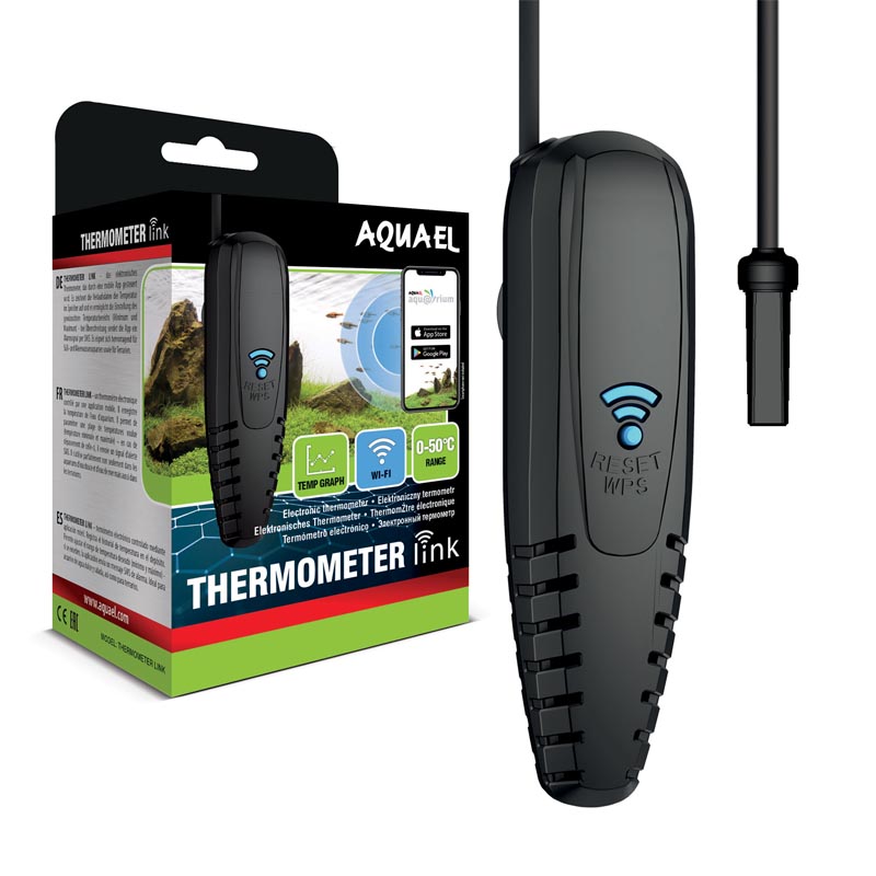 Aquael Thermometer Link - Termometro elettronico Wi-Fi con