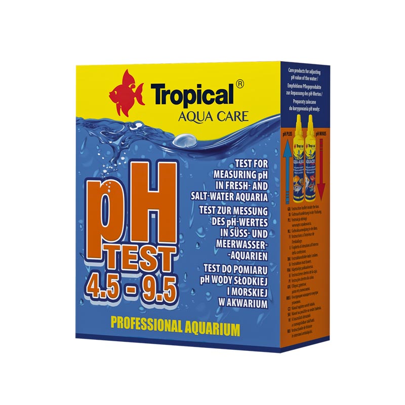 Tropical Test pH 4.5-9.5 - 200 measurement Aquarium Line - Aquarium Store