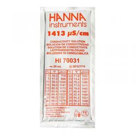 Hanna Instrumets HI70031P - Soluzione in Bustina Monodose 20ml di calibrazione conducibilit 1413 s/cm( Conf. da 5 Bustine)