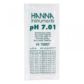 Hanna Instruments HI70007P Soluzione in Bustina Monodose 20ml calibrazione pH 7.01 ( Conf. da 5 Bustine)