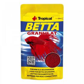Tropical Betta Granulat Sacchetto 10gr mangime di base granulato per pesci combattenti