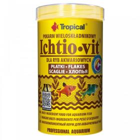 Tropical Standard Line Ichtio-vit Flakes 500ml/100gr - mangime di base in scaglie, ricco di ingredienti