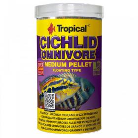 Tropical Cichlid Omnivore Medium Pellet 500ml/180gr - mangime per ciclidi onnivori, granulometria medio grande
