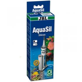 JBL Aquasil 80ml trasparente- Silicone speciale per acquari e terrari, per incollare, rabboccare e turare