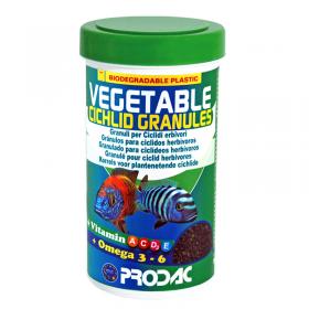 Prodac Vegetable Cichlid Granules 250ml/100gr - mangime in granuli per ciclidi erbivori