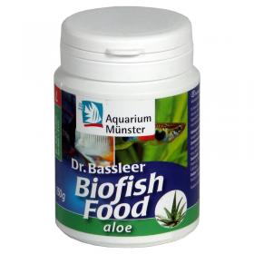 Aquarium Munster Dr.Bassleer Biofish Food Aloe M Granulometria 0.5-0.8mm 100ml/60gr - mangime completo per pesci ornamentali con aggiunta di aloe vera