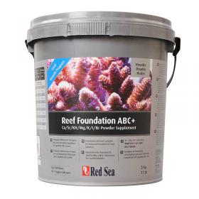 Red Sea Reef Foundation ABC+ Supplement secchiello 5kg (Ca/Sr/KH/Mg/K/Br) - Complesso di Integratori in polvere di Calcio, Stronzio, KH, Magnesio e Boro