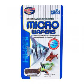 Hikari Tropical Micro Wafers 45gr - Alimento Completo Ideale per Specie Vivipare Ciclidi e Pesce Gatto