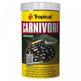 Tropical Carnivore 1000ml/ peso 600gr - Alimento Completo per Pesci Carnivori da Fondo