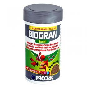 Prodac Biogran Small 100ml / peso 35gr - Alimento Granulare per Tutti i Pesci Tropicali di Piccola e Media Taglia