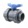 PVC  ball valve, closing with a double ring (possibility of posting) diameter 25 -  gluing