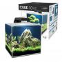 Ciano Cube 10 cm22x22,8x26,2h 10 litri - nano acquario completo di filtro e illuminazione LED