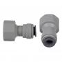 John Guest PI Range - Color Gray - Terminal Right - tube  "x  " Female thread (water mains adapter)