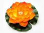 Velda Floating Lotus Foam Orange 10cm - decorazione sintetica galleggiante per laghetti