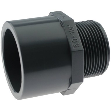 PVC Riduzione Nipplo maschio 1/2 pollice femmina - Ø 20