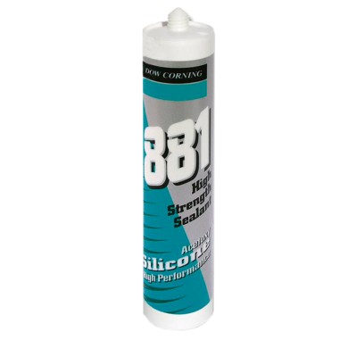 Dow Corning 881 colore nero - silicone acetico per acquari 310ml