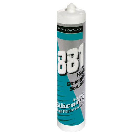Dow Corning 881 colore nero - silicone acetico per acquari 310ml