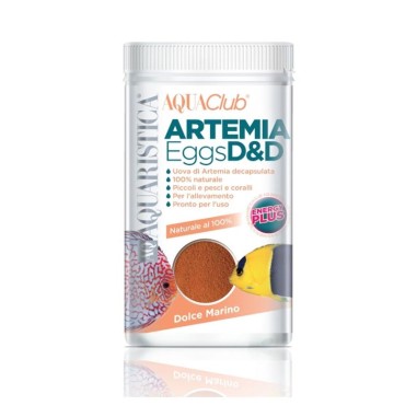 Aquaristica Artemia Eggs D&D - cisti di Artemia decapsulate per pesci marini e d'acqua dolce