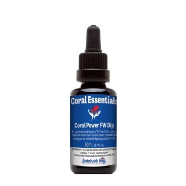 Coral Essentials Coral Power FW Dip 50ml - soluzione di pulizia contro i vermi piatti