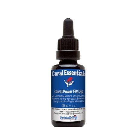 Coral Essentials Coral Power FW Dip 50ml - soluzione di pulizia contro i vermi piatti