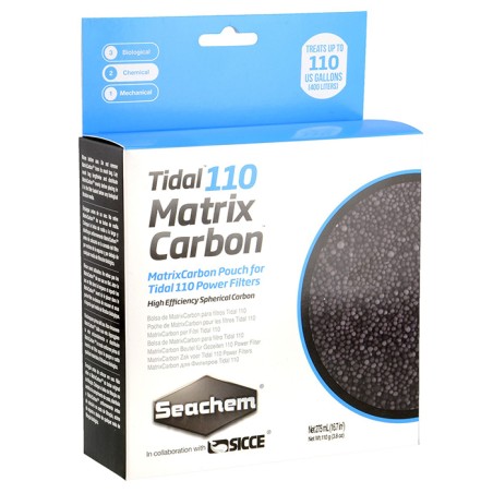 Seachem Matrix Carbon per Tidal 110 275ml - carbone attivo con calza