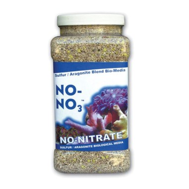 CaribSea No-Nitrate 3,7L - materiale biologico a base di Aragonite e Zolfo