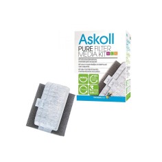 Askoll Pure Filter Media Kit M L XL - ricambio materiali filtranti per acquari Askoll Pure
