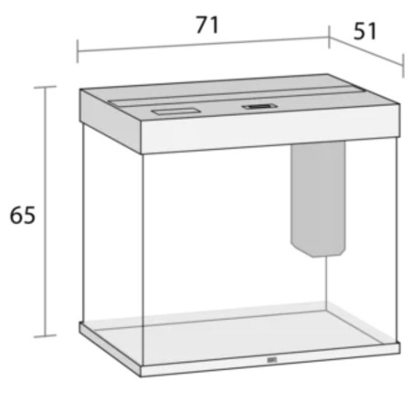 Juwel Lido 200 LED cm71x51x65h Senza Supporto