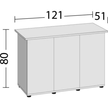 Juwel Rio 300/350 Supporto 125SBX 121x51x80xH