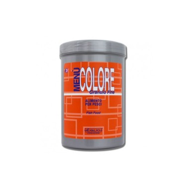 Equo Menù Colore granulometria fine 500gr - alimento completo per enfatizzare la colorazione dei pesci ornamentali tropicali