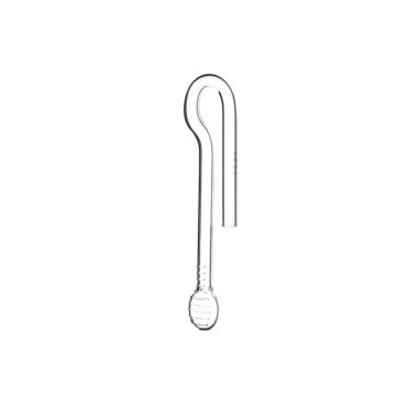 Ada/Do!aqua Stream Pipe V-2 (f13, H20cm) - Tubo di aspirazione in Vetro Soffiato diametro 13mm