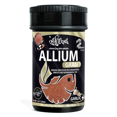 Haquoss Allium Gran - mangime in granuli per Discus con aggiunta di aglio