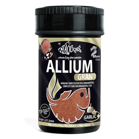 Haquoss Allium Gran - mangime in granuli per Discus con aggiunta di aglio