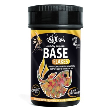 Haquoss Base Flake - mangime in fiocchi con beta-glucano e astaxanthina per tutti i pesci tropicali
