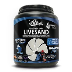 Haquoss LiveSand 1-1,2mm - substrato naturale con colture batteriche per acquari marini