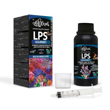 Haquoss LPS Gourmet 100ml - Nutrimento in polvere per coralli LPS