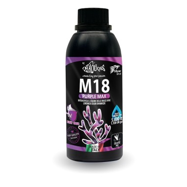 Haquoss M18 Purple Max 250ml - intensifica il colore delle rocce vive