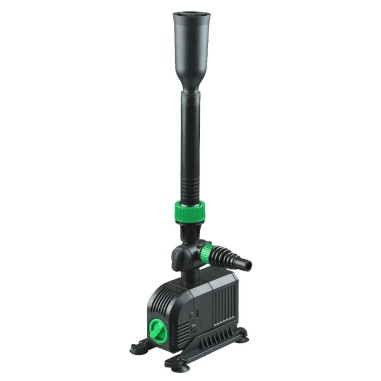 Amtra Pond Spring 1500 - pompa per piccoli laghetti e fontane adatta a ricreare giochi d’acqua