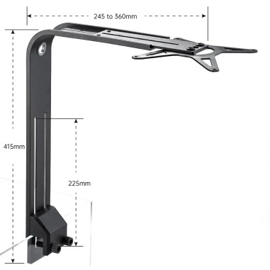 Chihiros Stand per plafoniere Nova1 Coral Light - supporto bordovasca