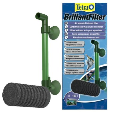 Tetra Brillant Filter - Filtro ad Aria Interno per Acquari fino a 100 Litri