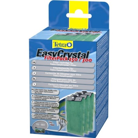 Tetra Filter Pack 250/300 - Ricambio Materiali Filtranti Senza Carbone Attivo