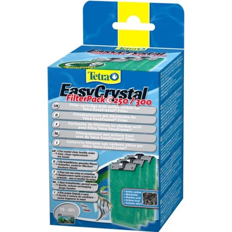 Tetra Filter Pack C 250/300 Ricambio Materiali Filtranti Con Carbone Attivo