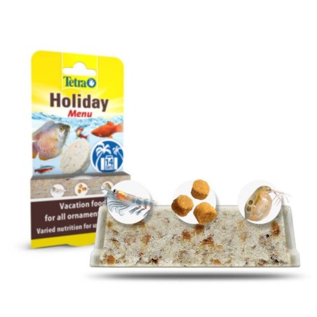 Tetra Holiday Menu 30gr - tris di mangimi per le vacanze