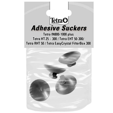 Tetra Ricambio Ventose per Set Mandata/Aspirazione Filtri Esterni EX 600/700/1200 - 4 Pezzi Tetra Ricambio Ventose per Set Mandata/Aspirazione Filtri Esterni EX 600/700/1200 - 4 Pezzi