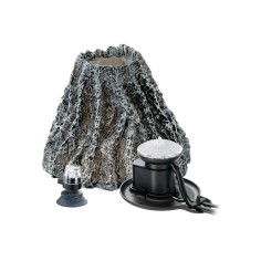 Hydor H2show Kit Vulcano, Bubble Maker, Led Rosso