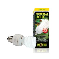 ExoTerra Repti Glo Compact 2.0 25W Attacco E27 - Lampada per terrari a spettro completo