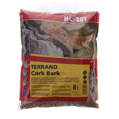 HOBBY Terrano Substrato Cork - in corteccia da sughero - 4 litri