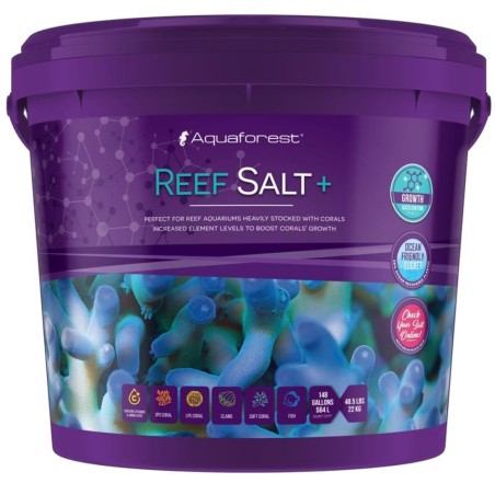 Aquaforest Reef Salt Plus - colori intensi e corretta calcificazione