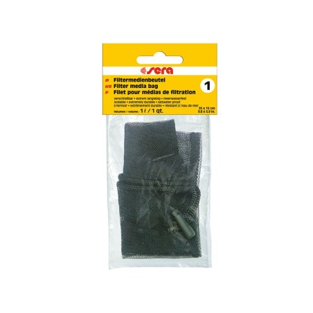 Sera Filter Media Bag misura 1 cm25x15 - sacchetto porta materiale con laccetto di chiusura